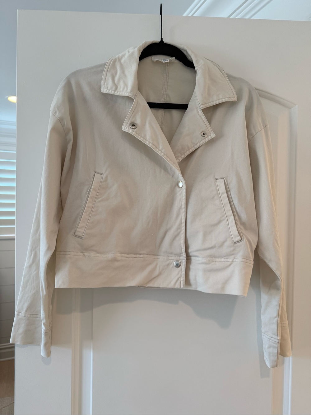 Splendid Cream Cropped Destiny Jacket XS - Picture 3 of 6